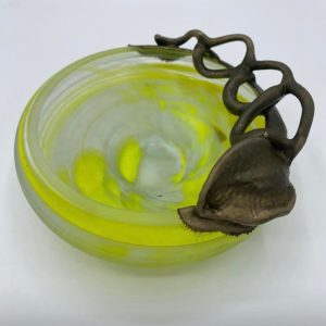 Coupelle en pâte de verre de F. Silviy Murano