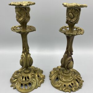 Paire de Lampes de table en Bronze 19ème