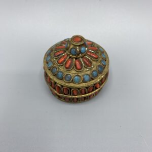 Boite ronde Tibet 20ème