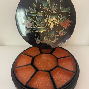 Boite chinoise laquée noire
