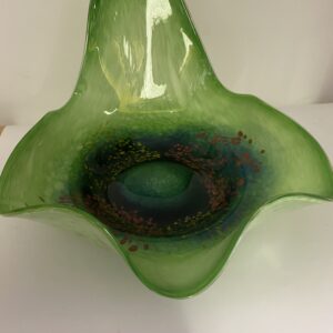 Centre de table en verre soufflé
