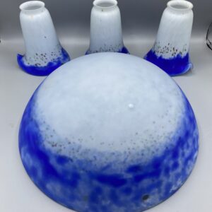 Lustre Louis Majorelle Pate de verre