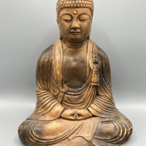 Statue Bouddha en méditation terre cuite