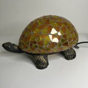 lampe tortue verre mosaïque