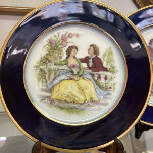Limoge assiettes galantes